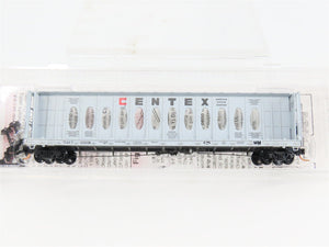 N Scale Micro-Trains 53040 TCAX Centex 60' Thrall Centerbeam Flat Car 700038 RTR
