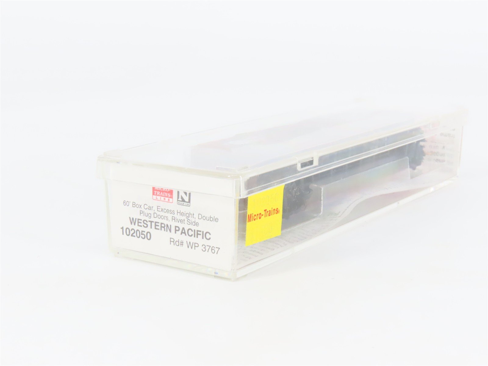 N Scale Micro-Trains 102050 WP Western Pacific 60' Box Car 3767 RTR