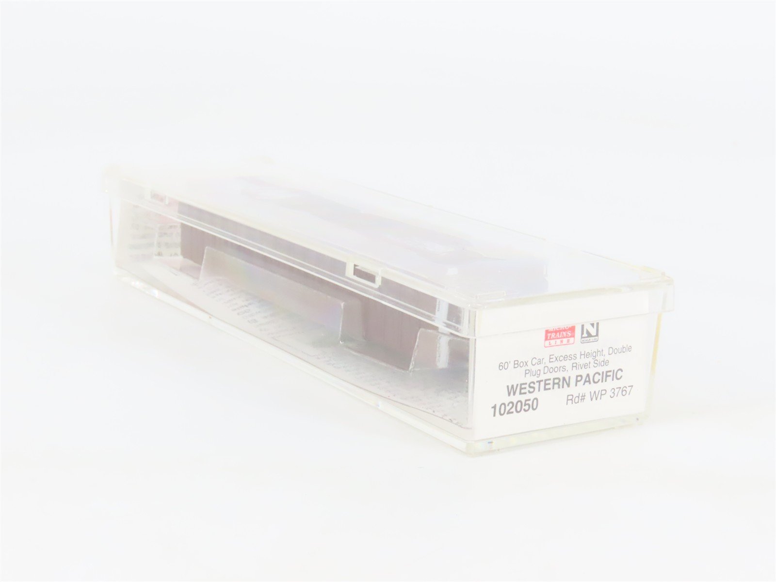N Scale Micro-Trains 102050 WP Western Pacific 60' Box Car 3767 RTR