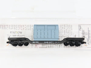 N Scale Micro-Trains 109210 B&O Baltimore & Ohio Flat Car 9935 RTR
