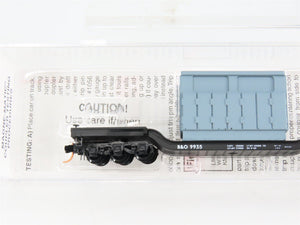 N Scale Micro-Trains 109210 B&O Baltimore & Ohio Flat Car 9935 RTR