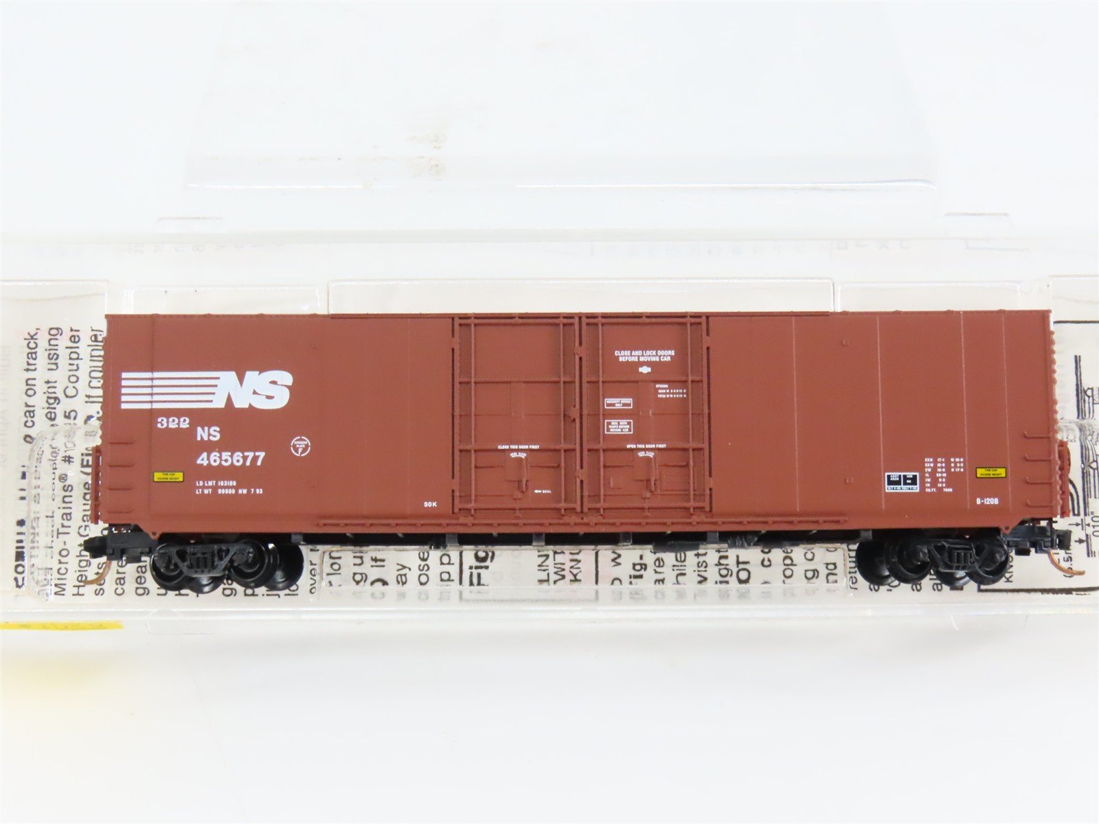 N Scale Micro-Trains 102070 NS Norfolk Southern 60' Box Car 465677 RTR