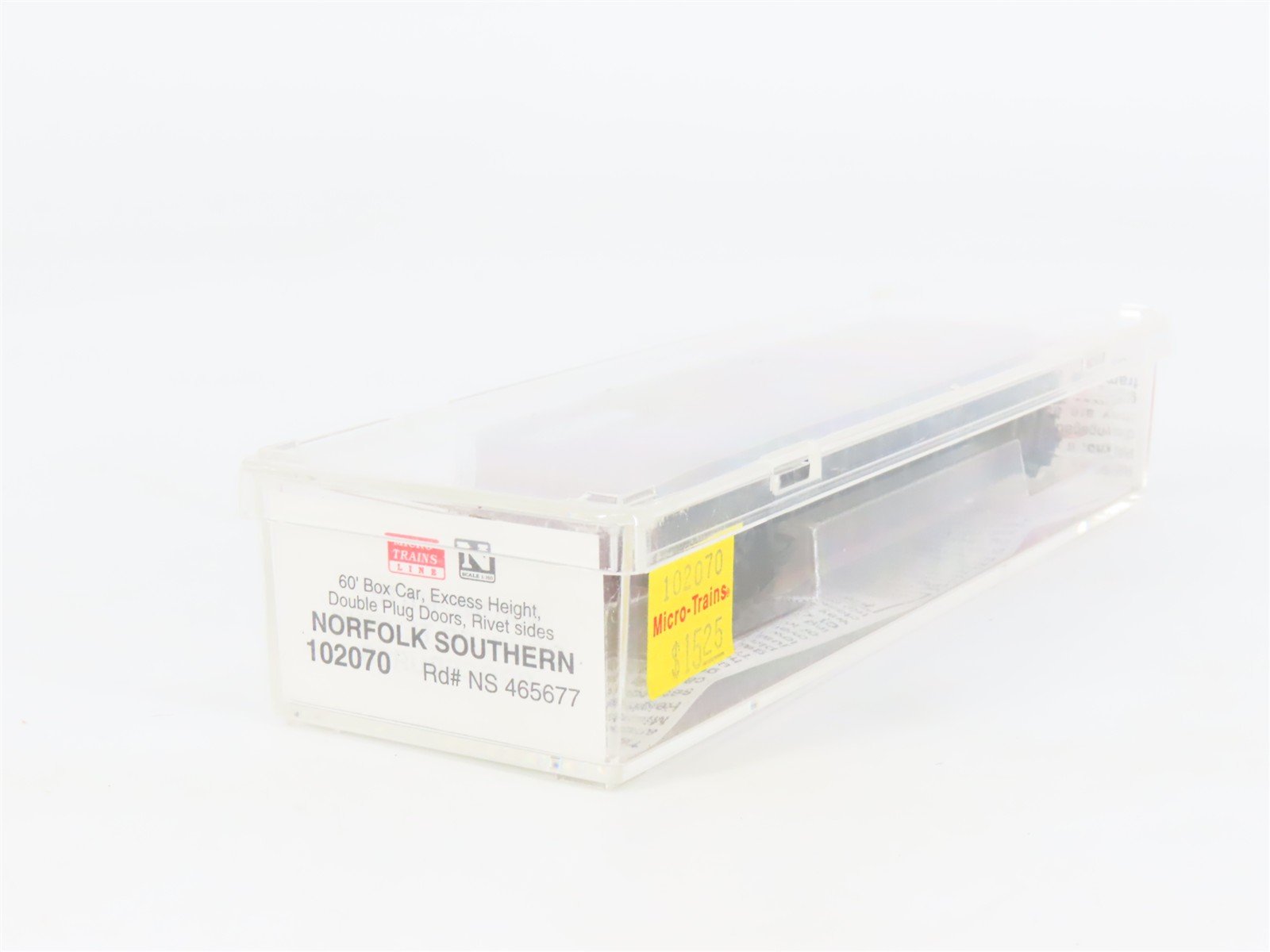 N Scale Micro-Trains 102070 NS Norfolk Southern 60' Box Car 465677 RTR