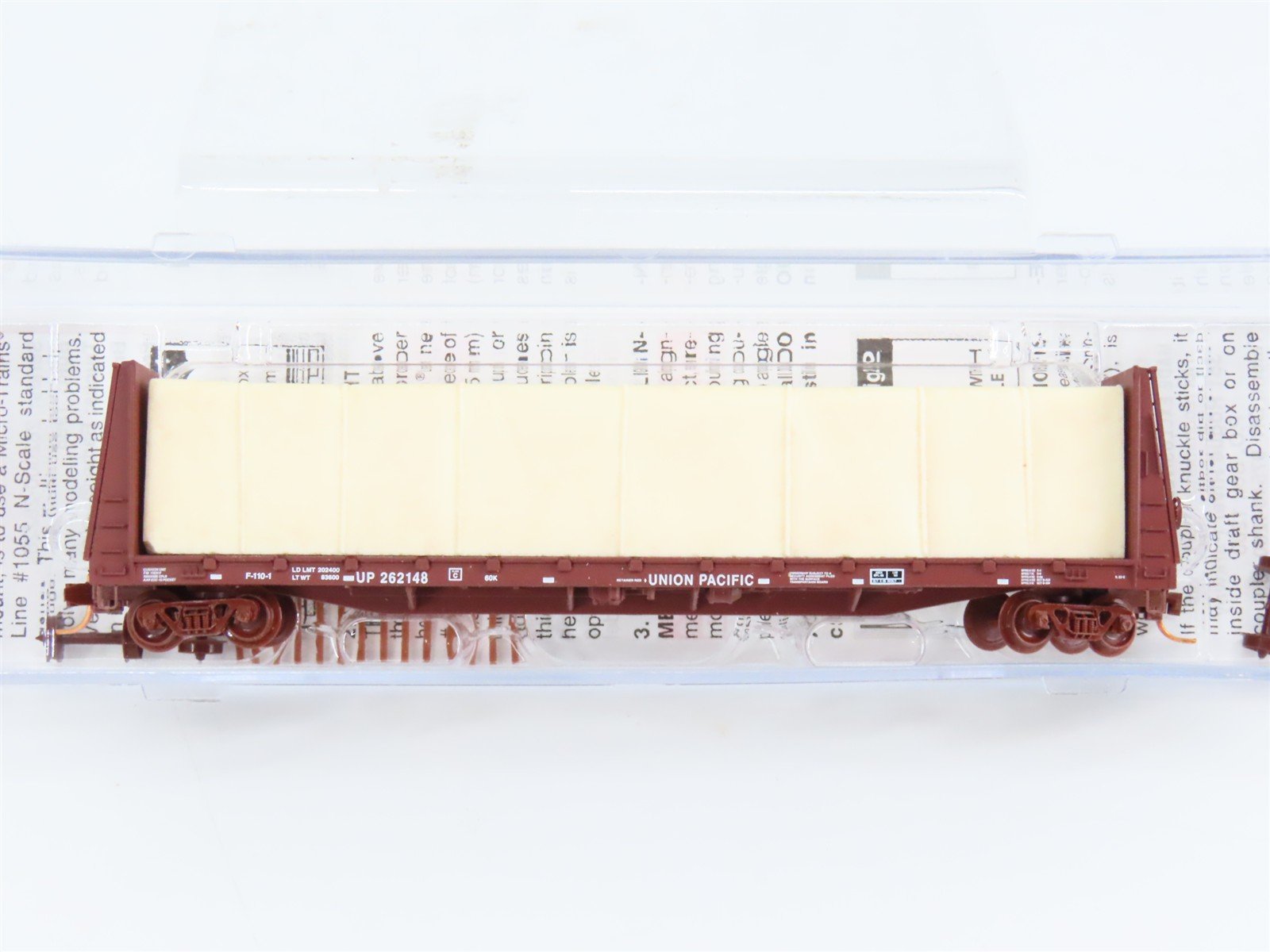 N Scale Micro-Trains 05400151 UP Union Pacific 61' Flat Car 262148 RTR