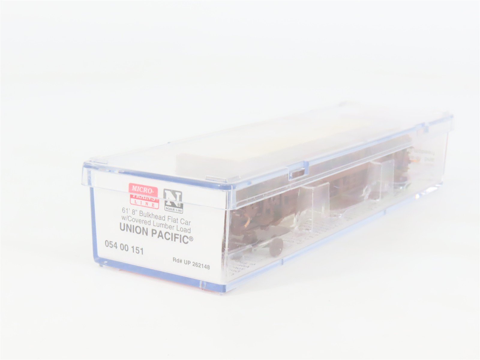 N Scale Micro-Trains 05400151 UP Union Pacific 61' Flat Car 262148 RTR
