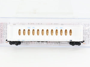 N Scale Micro-Trains 05300520 Northwestern Oklahoma 60' Centerbeam Flat Car RTR