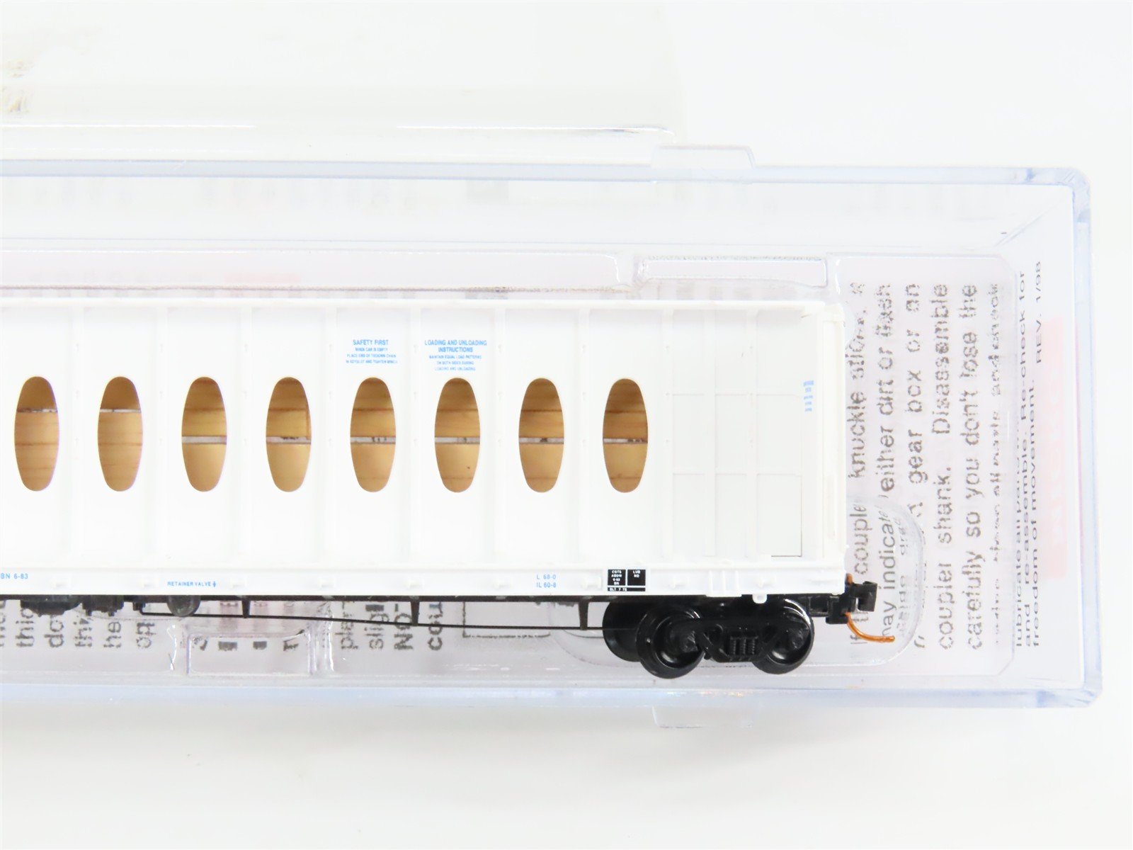 N Scale Micro-Trains 05300520 Northwestern Oklahoma 60' Centerbeam Flat Car RTR