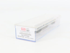 N Scale Micro-Trains 05300520 Northwestern Oklahoma 60' Centerbeam Flat Car RTR