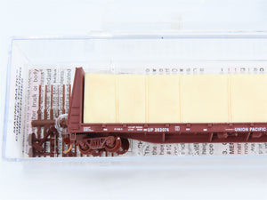 N Scale Micro-Trains 05400152 UP Union Pacific Bulkhead Flat Car 262074 RTR