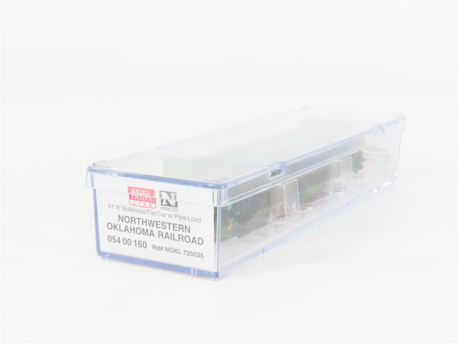 N Scale Micro-Trains 05400160 Northwestern Oklahoma Railroad 61' Flat Car RTR