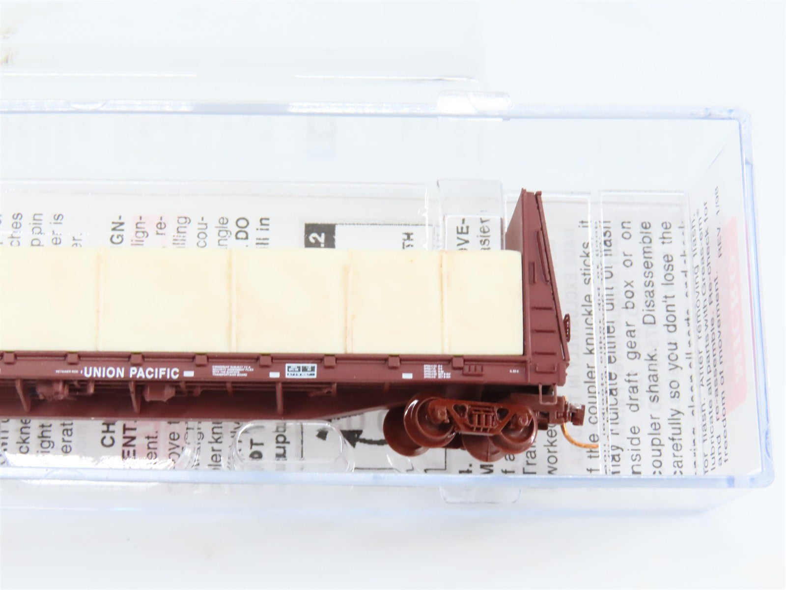 N Scale Micro-Trains 05400152 UP Union Pacific 61' Flat Car 262074 RTR