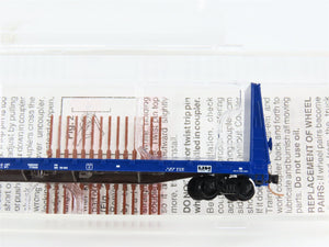 N Scale Micro-Trains 54110 MRL Montana Rail Link 61' Bulkhead Flat Car 62020 RTR