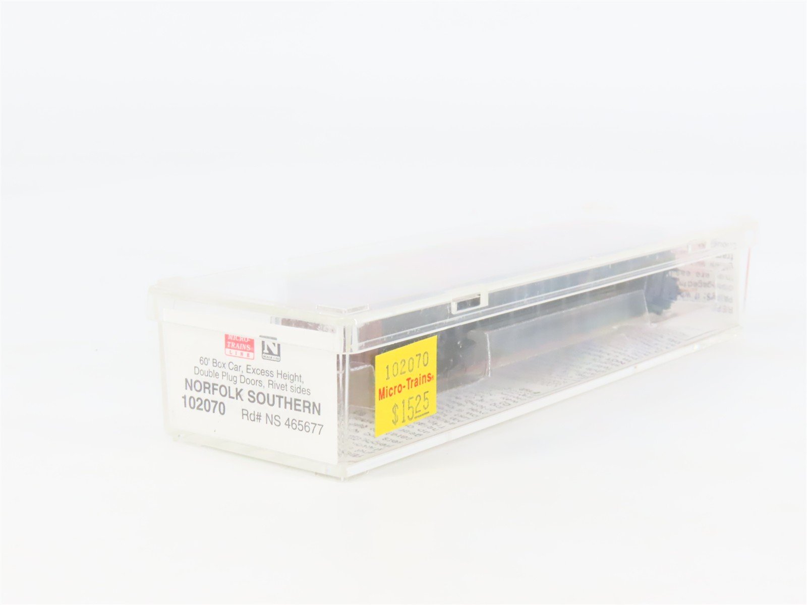 N Scale Micro-Trains 102070 NS Norfolk Southern 60' Box Car 465677 RTR