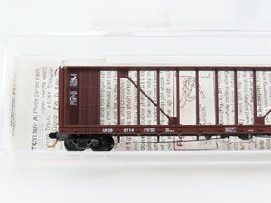 N Scale Micro-Trains 53710 UP Union Pacific 60' Centerbeam Flat Car 260114 RTR