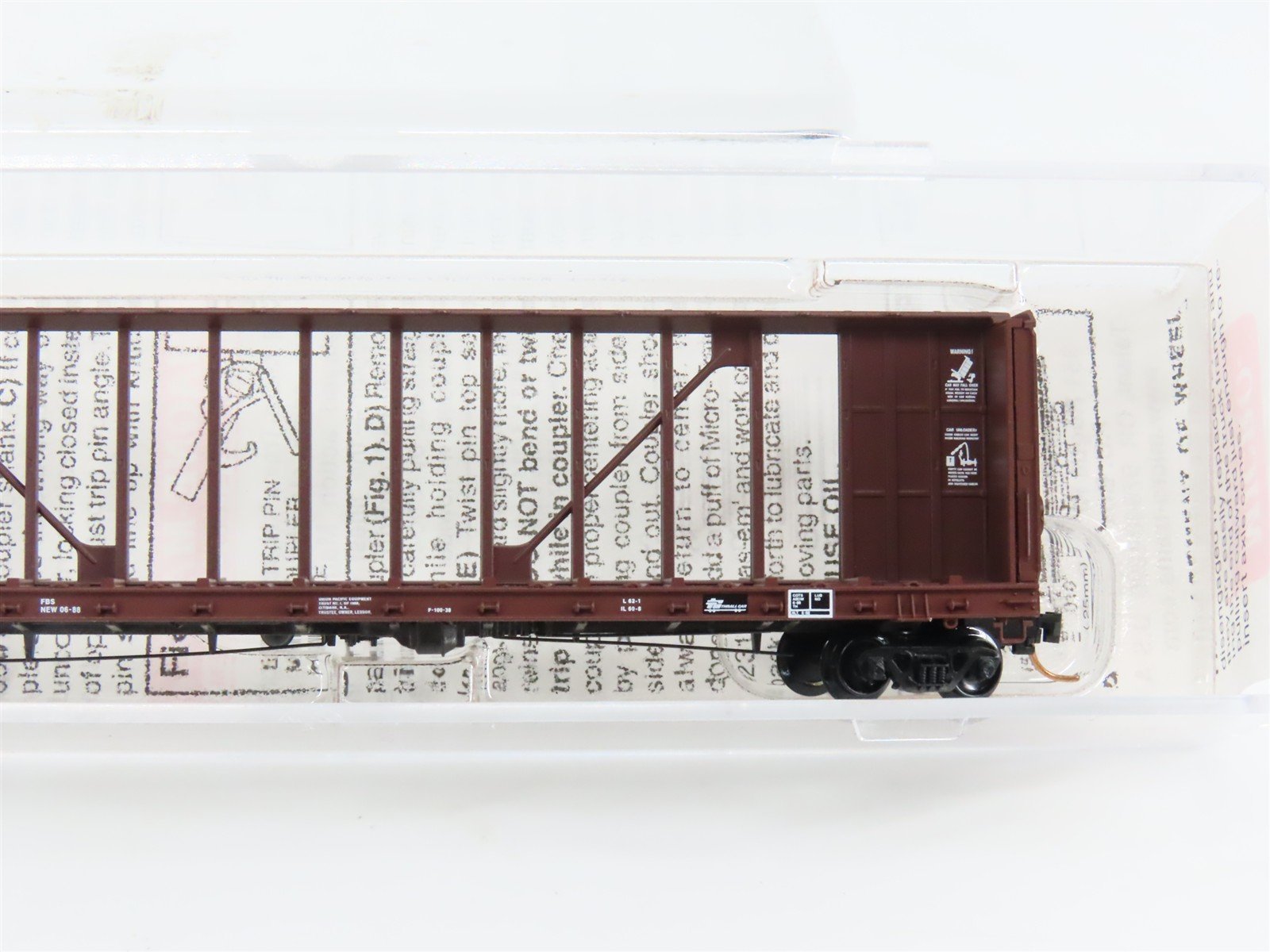 N Scale Micro-Trains 53710 UP Union Pacific 60' Centerbeam Flat Car 260114 RTR