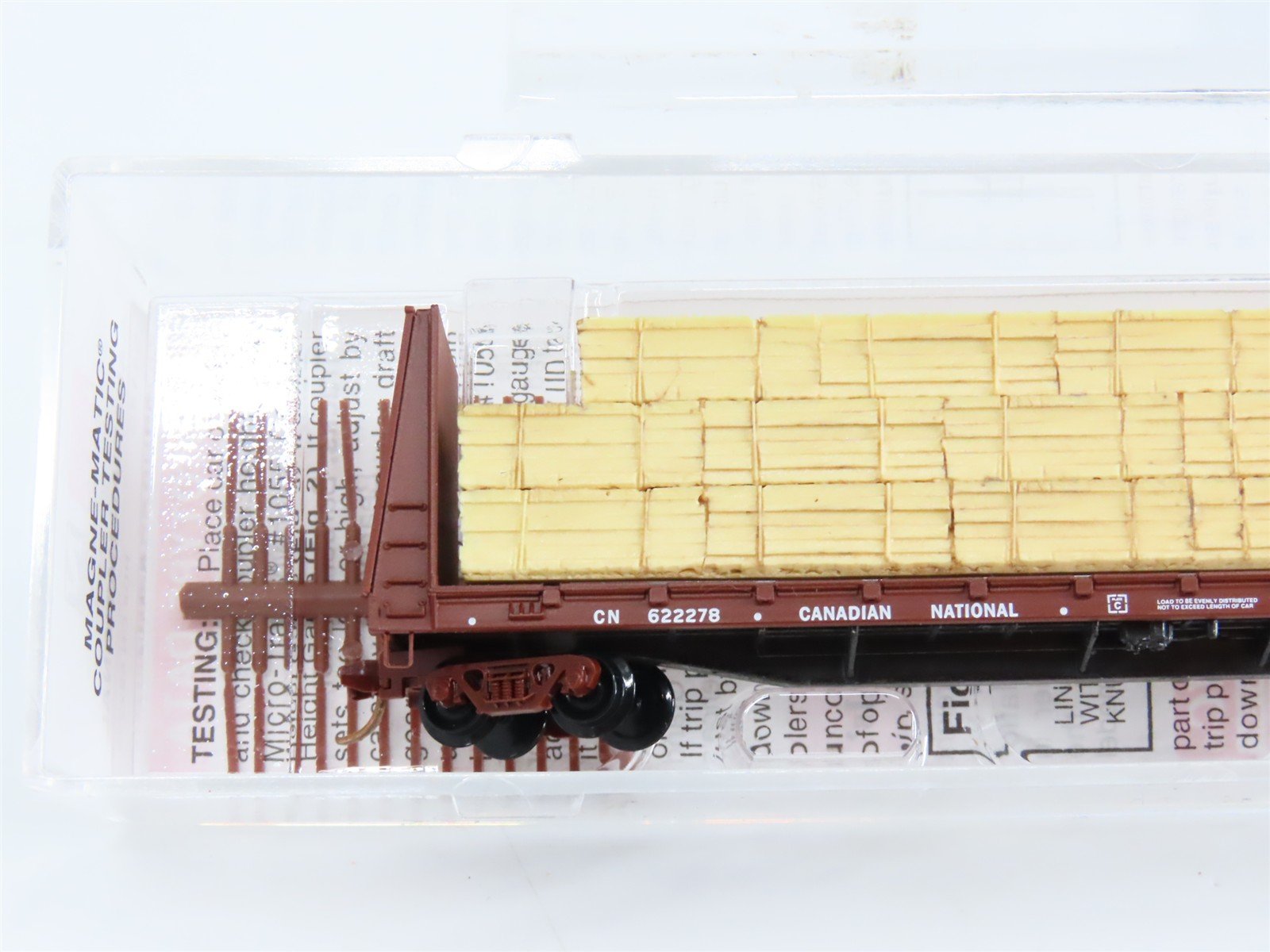 N Scale Micro-Trains 54140 CN Canadian National Flat Car 622278 RTR