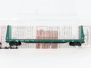 N Scale Micro-Trains 54100 Minnesota, Dakota & Western 61' Bulkhead Flat Car RTR