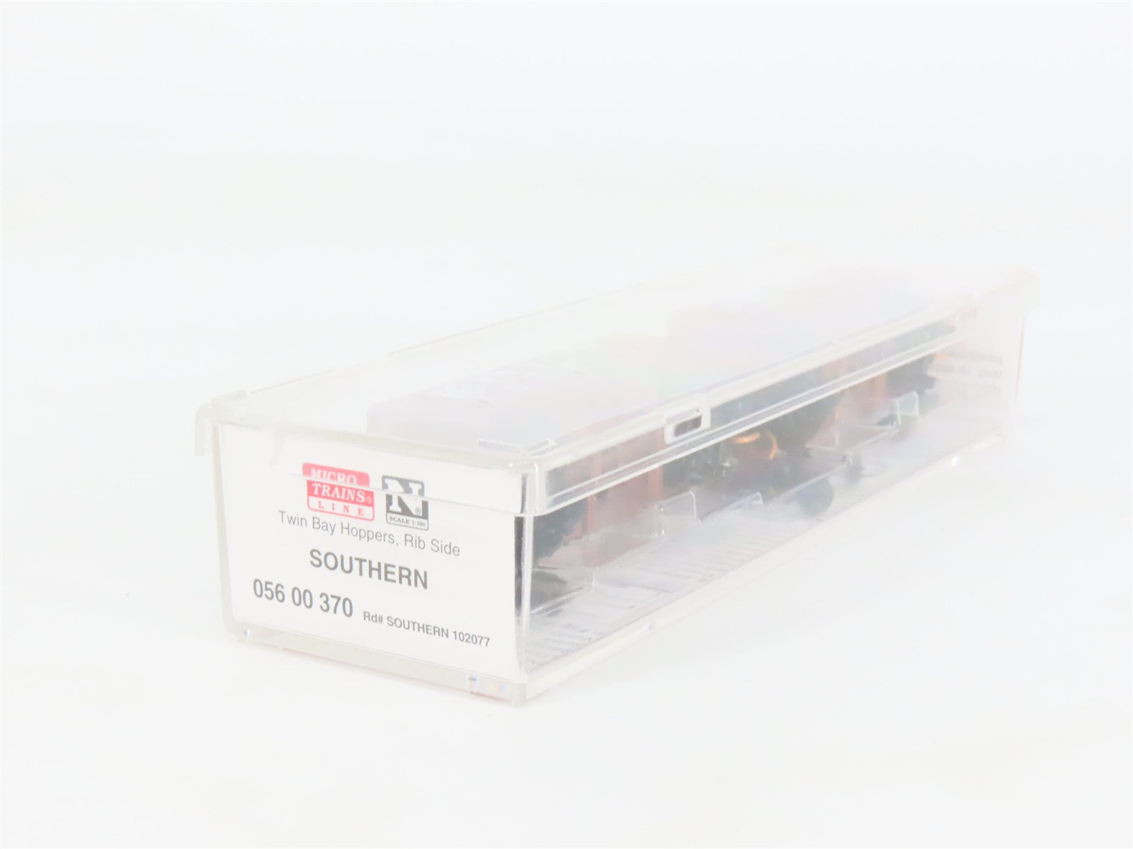 N Scale Micro-Trains 05600370 SOU Southern 2-Bay Hopper 102077 RTR