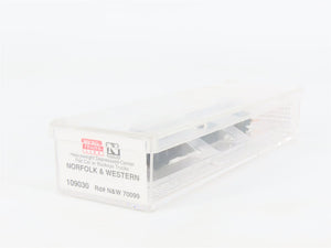 N Scale Micro-Trains 109030 N&W Norfolk & Western Flat Car 70099 RTR