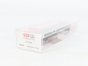 N Scale Micro-Trains 54070 CP Rail Bulkhead Flat Car 317137 RTR