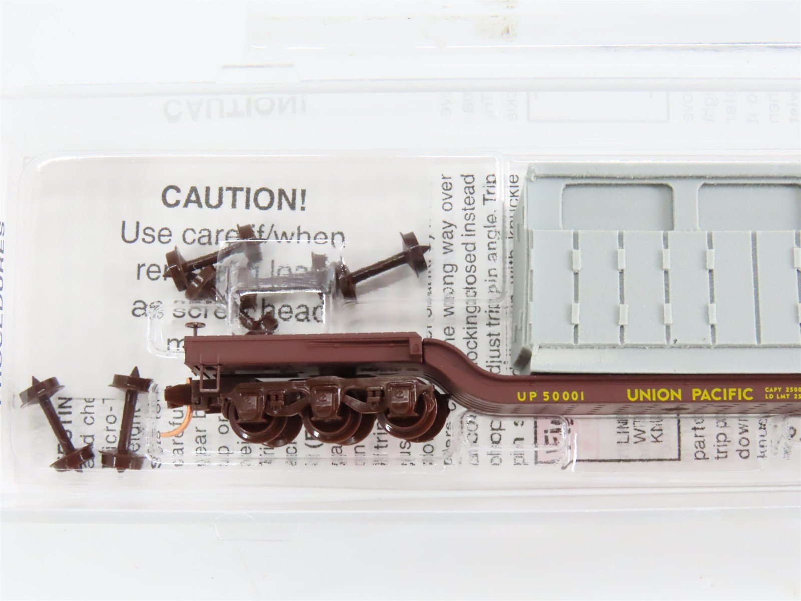 N Scale Micro-Trains 109220 UP Union Pacific Flat Car 50001 RTR