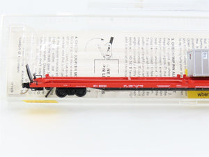 N Scale Micro-Trains 72213 DTI Detroit Toledo & Ironton 89' Flat Car 90092 RTR
