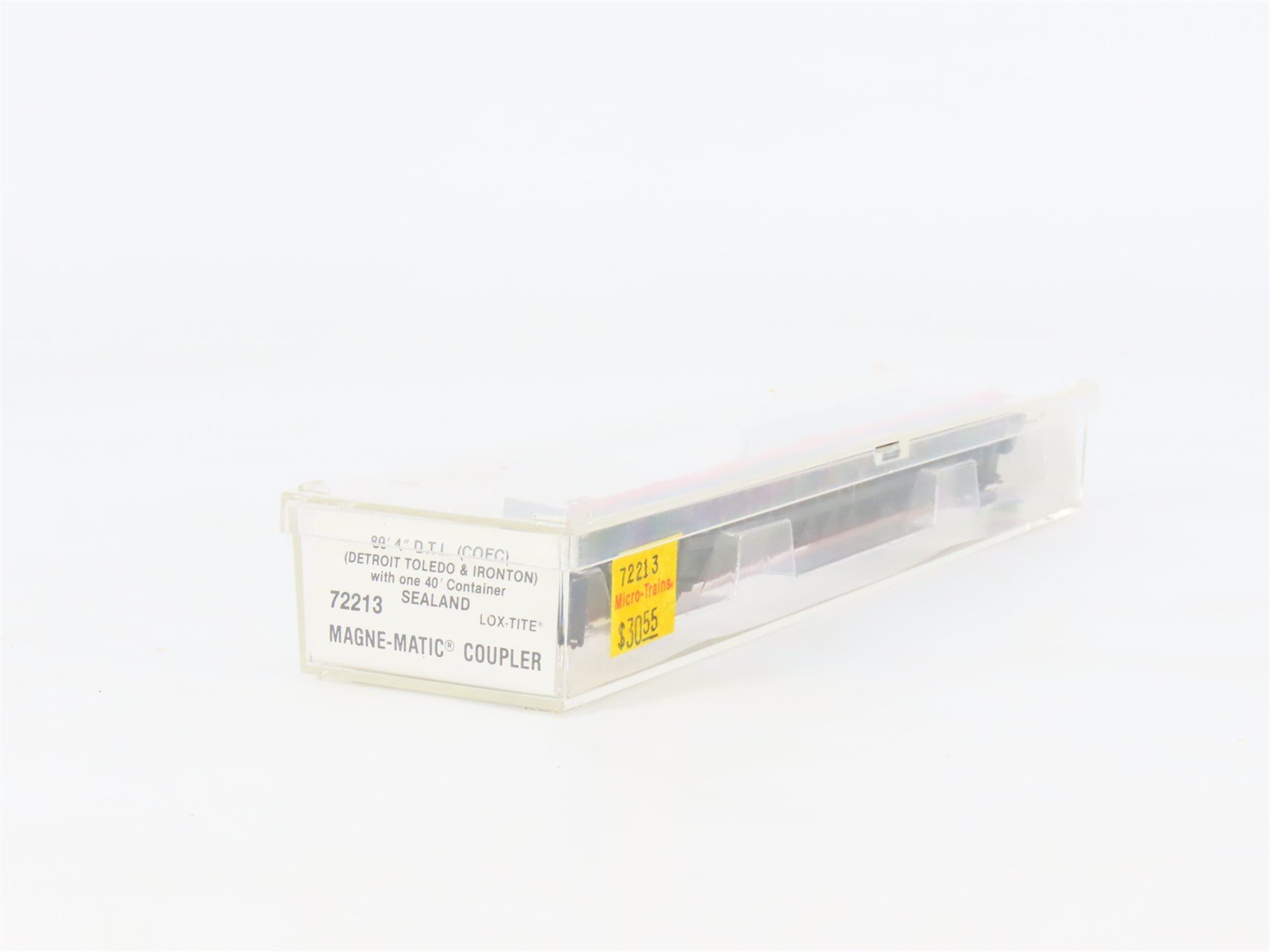 N Scale Micro-Trains 72213 DTI Detroit Toledo & Ironton 89' Flat Car 90092 RTR