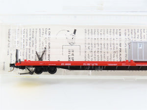 N Scale Micro-Trains 72213 DTI Detroit, Toledo & Ironton 89' Flat Car 90092 RTR