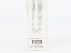 N Scale Micro-Trains 72213 DTI Detroit, Toledo & Ironton 89' Flat Car 90092 RTR