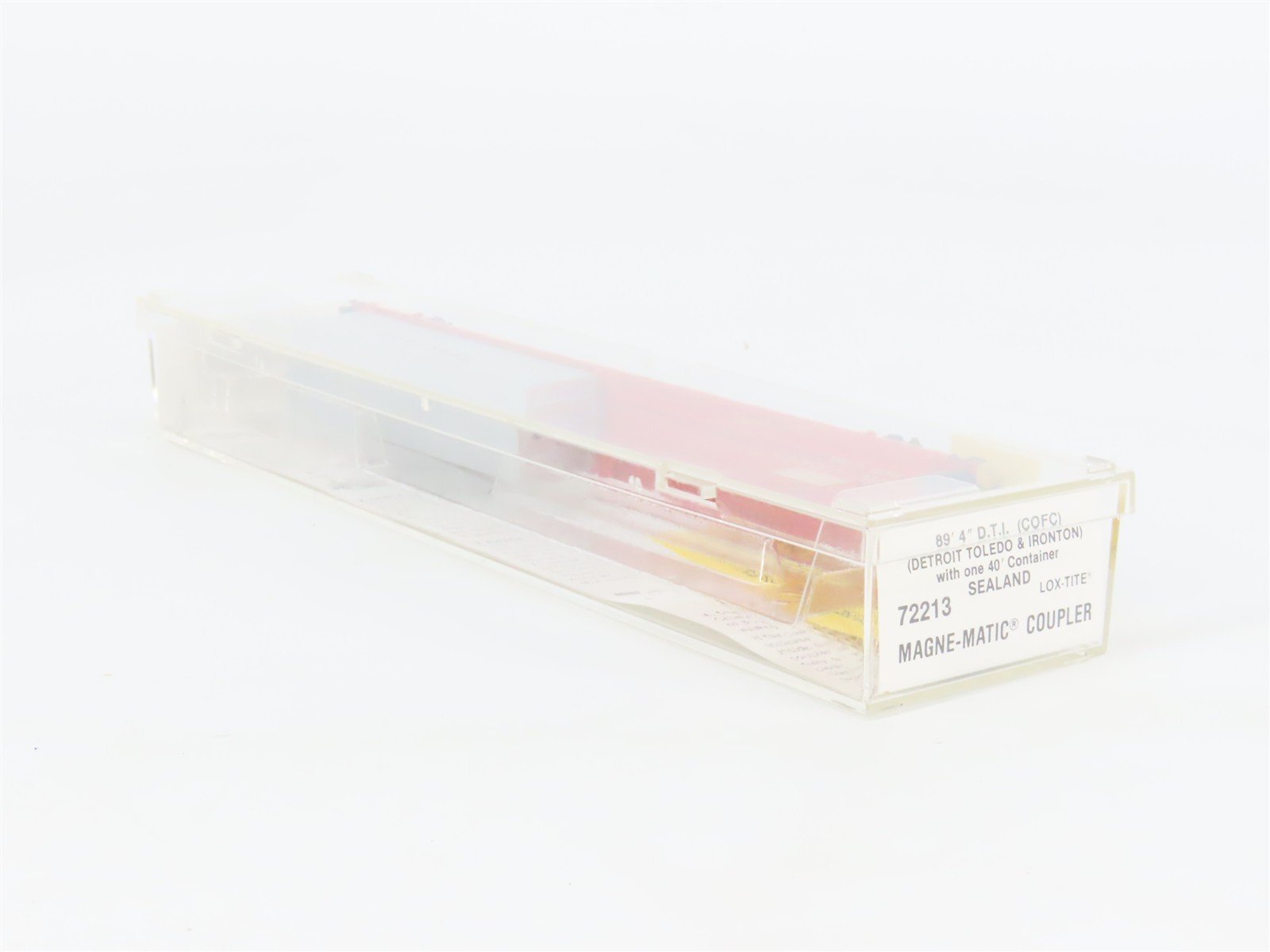N Scale Micro-Trains 72213 DTI Detroit, Toledo & Ironton 89' Flat Car 90092 RTR