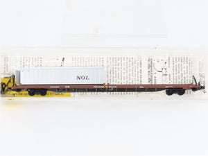 N Scale Micro-Trains 72223 TTAX Trailer Train 89' Flat Car 972210 RTR