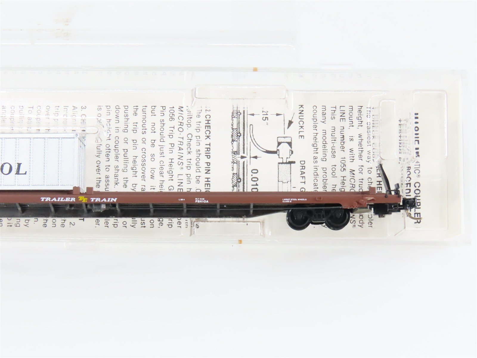 N Scale Micro-Trains 72223 TTAX Trailer Train 89' Flat Car 972210 RTR