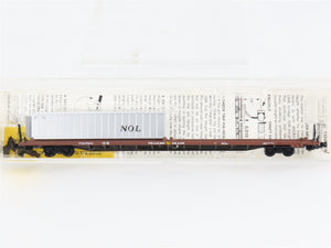 N Scale Micro-Trains 72223 TTAX Trailer Train 89' Flat Car 972210 RTR