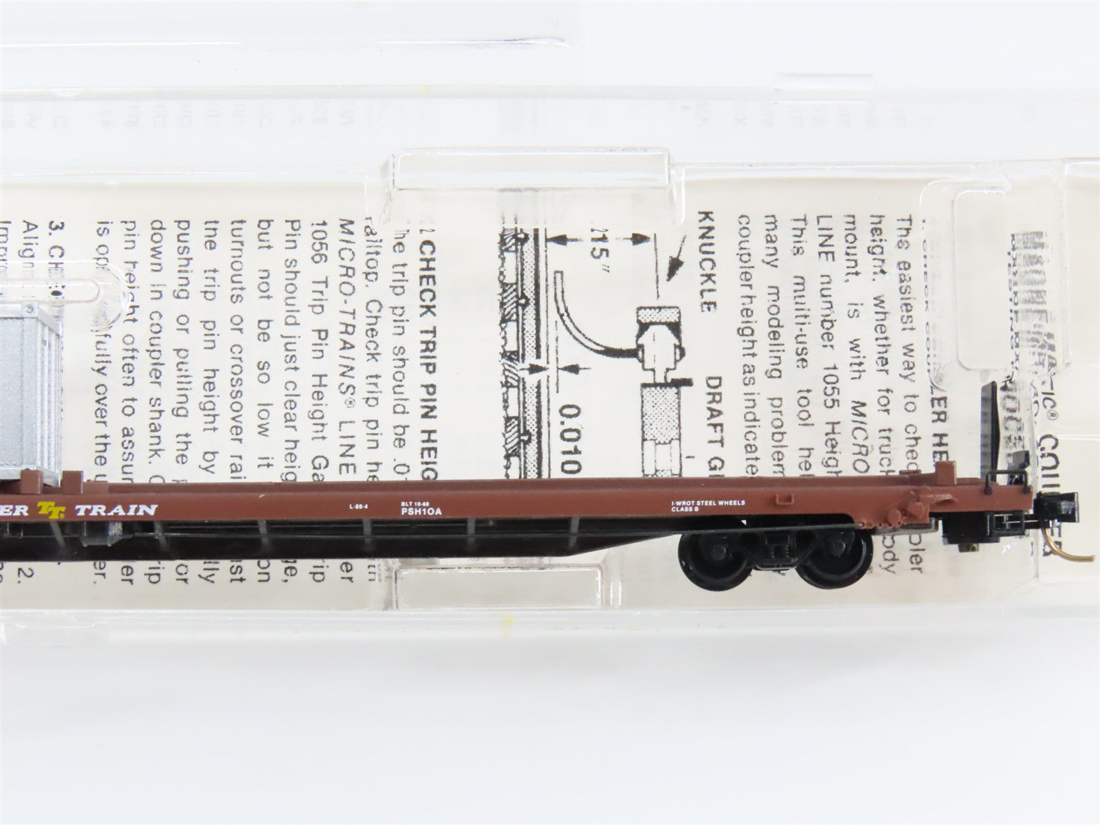 N Scale Micro-Trains 72223 TTAX Trailer Train 89' Flat Car 972210 RTR