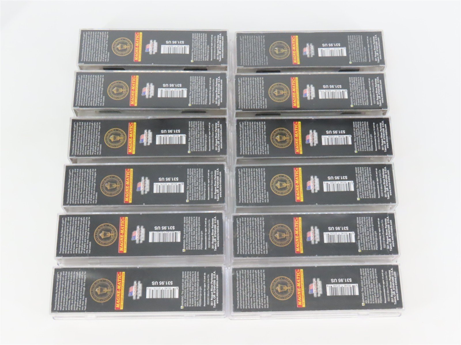 Lot of 12: N Scale Scale Assorted Box Car