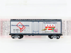 N Scale Micro-Trains DC District of Columbia 40' Box Car 1800 RTR