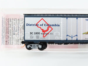 N Scale Micro-Trains DC District of Columbia 40' Box Car 1800 RTR