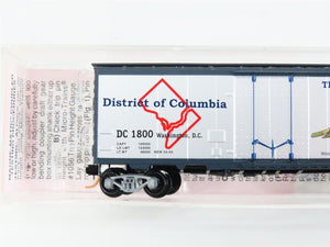 N Scale Micro-Trains 4-03 DC District of Columbia 40' Plug Door Box Car 1800 RTR