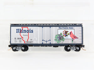 N Scale Micro-Trains IL Illinois Central Box Car 1818 RTR