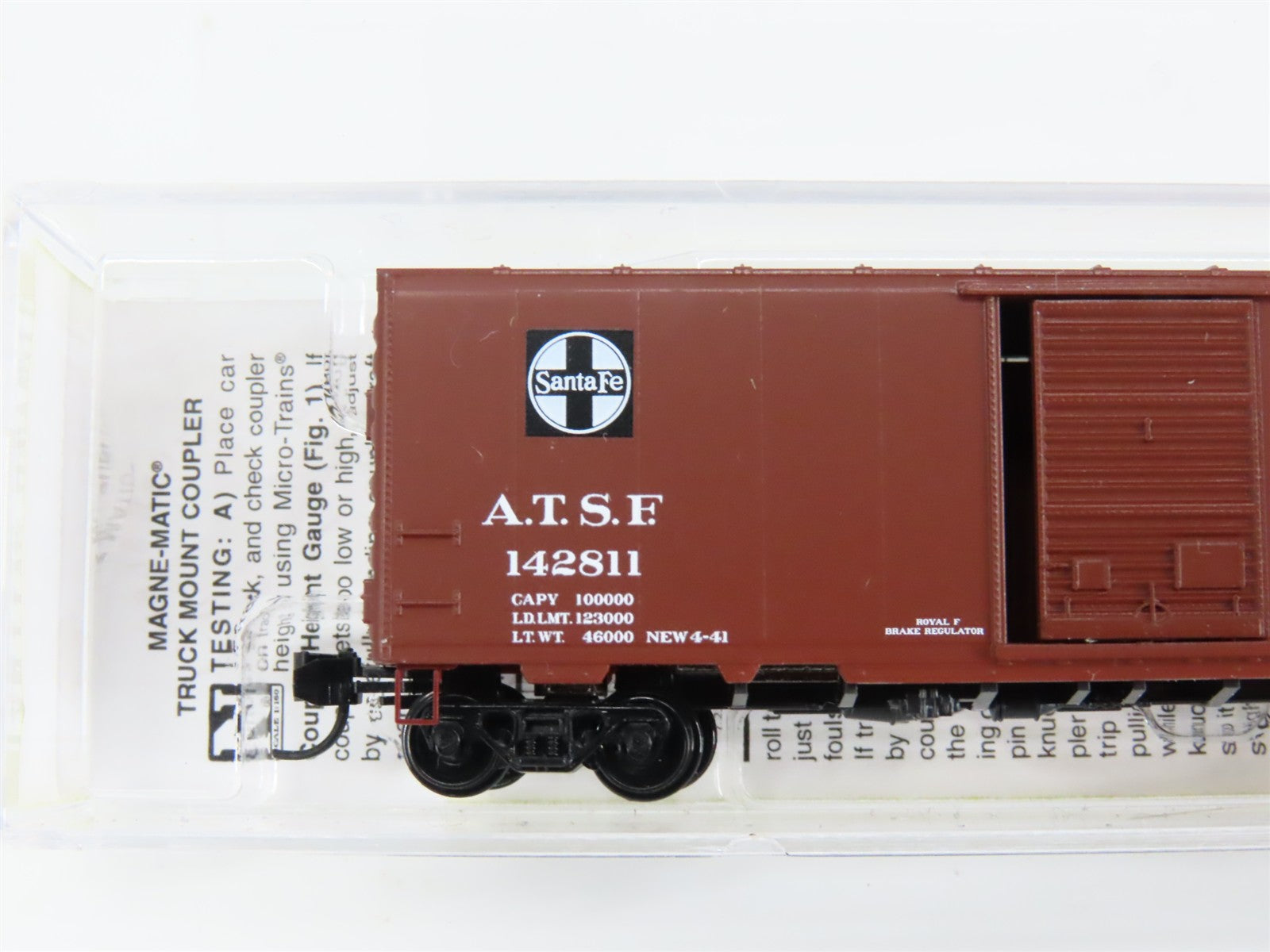 N Scale Micro-Trains NSE 21-52 ATSF Santa Fe Box Car 142811 RTR