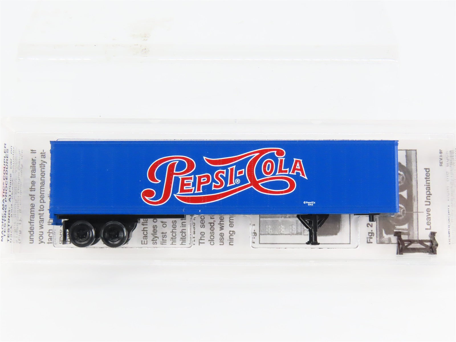 N Scale Micro-Trains 67170 Pepsi-Cola 45' 45' Van Trailer RTR
