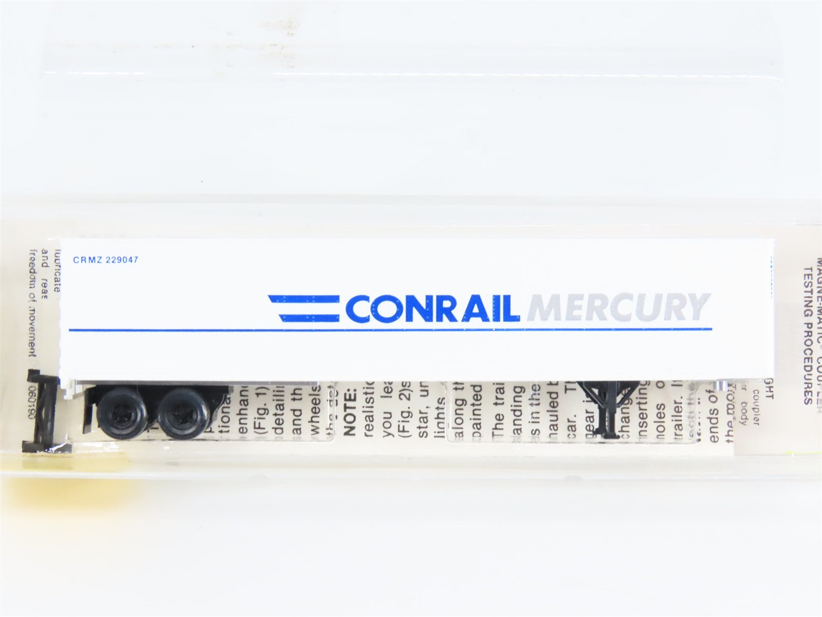 N Scale Micro-Trains 68040 CR Conrail 48' 48' Van Trailer 229047 RTR