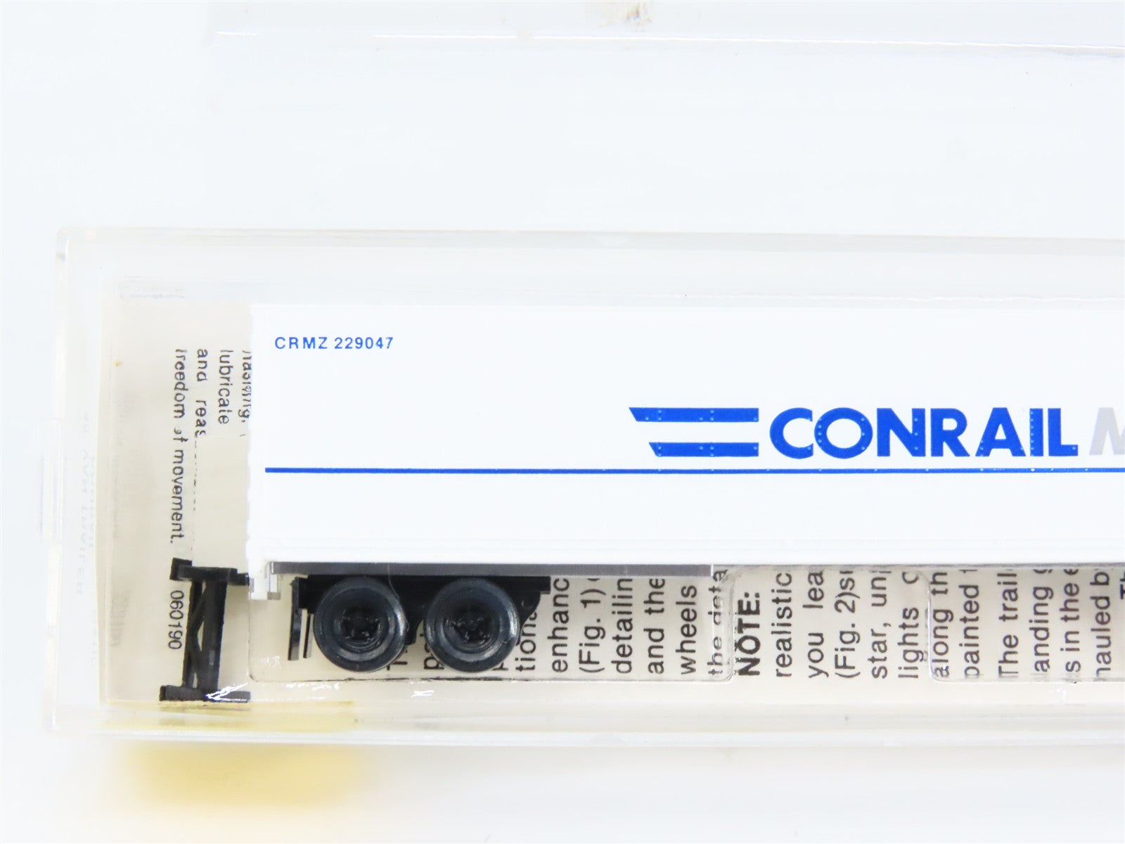 N Scale Micro-Trains 68040 CR Conrail 48' 48' Van Trailer 229047 RTR
