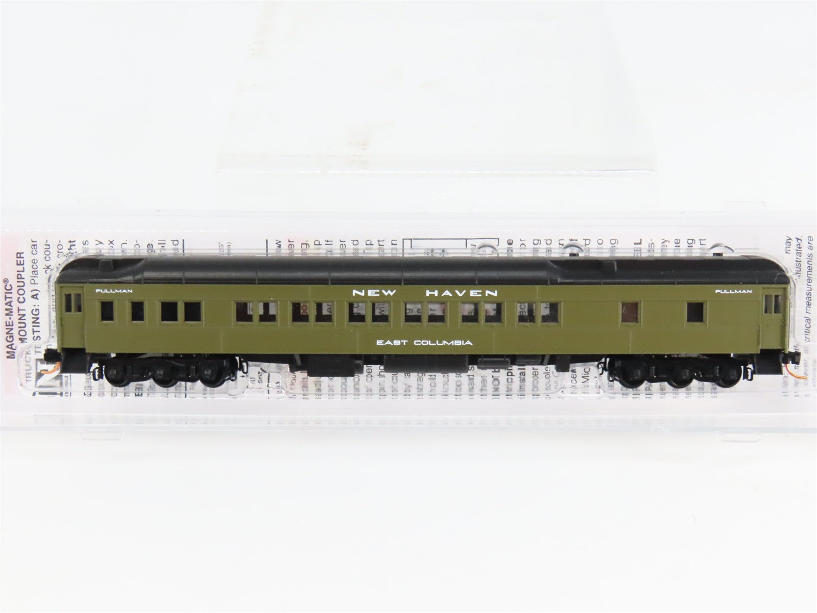 N Scale Micro-Trains 14200100 NH New Haven 12-1 Heavyweight Sleeper RTR