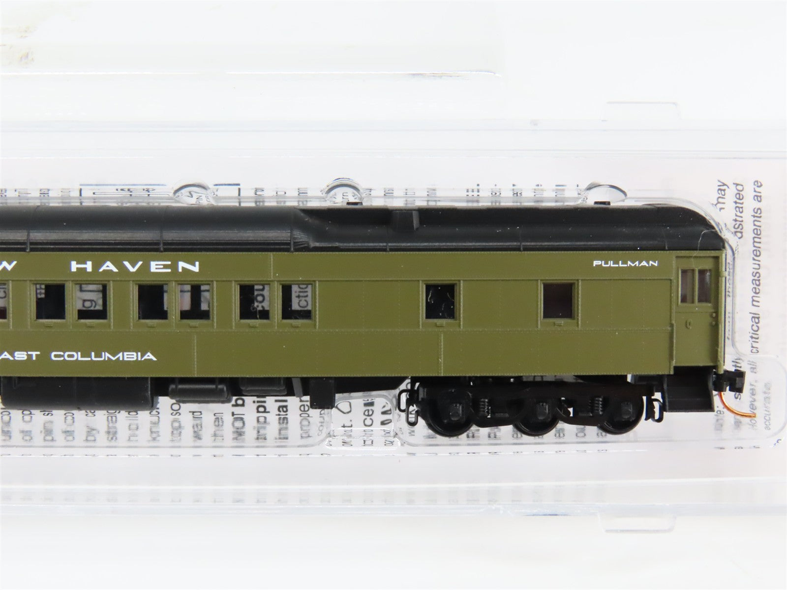 N Scale Micro-Trains 14200100 NH New Haven 12-1 Heavyweight Sleeper RTR