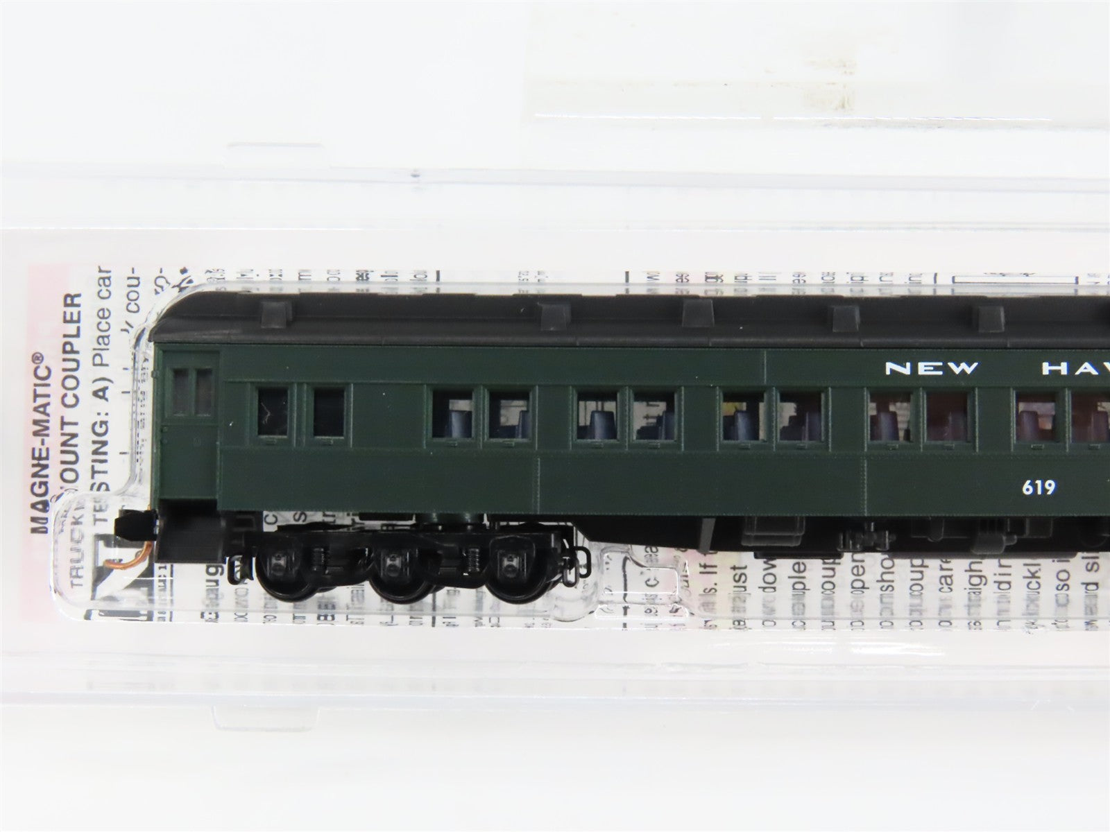 N Scale Micro-Trains 14300100 NH New Haven 28-1 Heavyweight Parlor Car 619 RTR