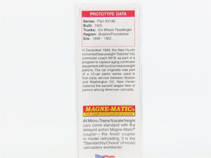 N Scale Micro-Trains 14300100 NH New Haven 28-1 Heavyweight Parlor Car 619 RTR