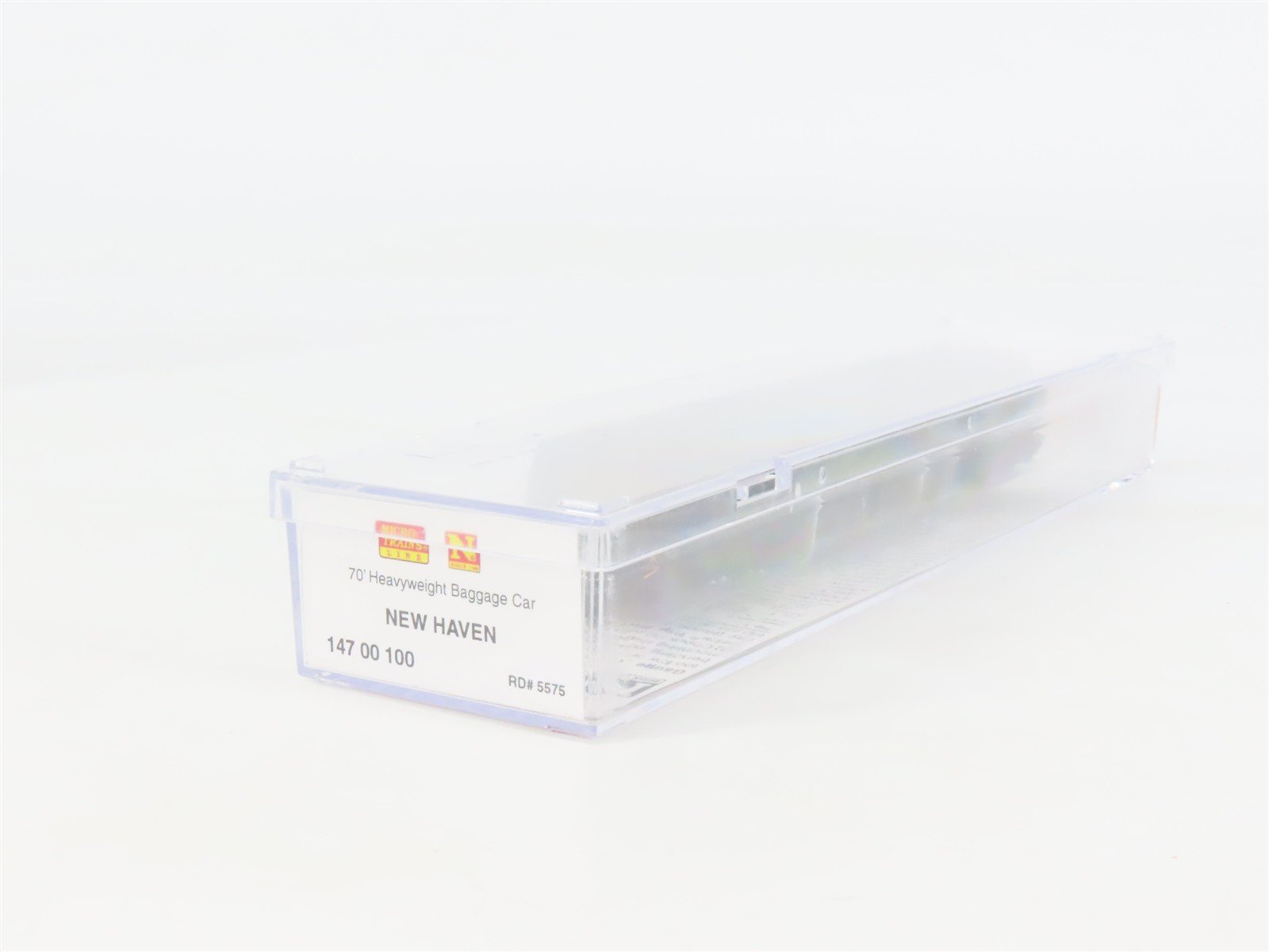 N Scale Micro-Trains 14700100 NH New Haven 70' Heavyweight Baggage 5575 RTR
