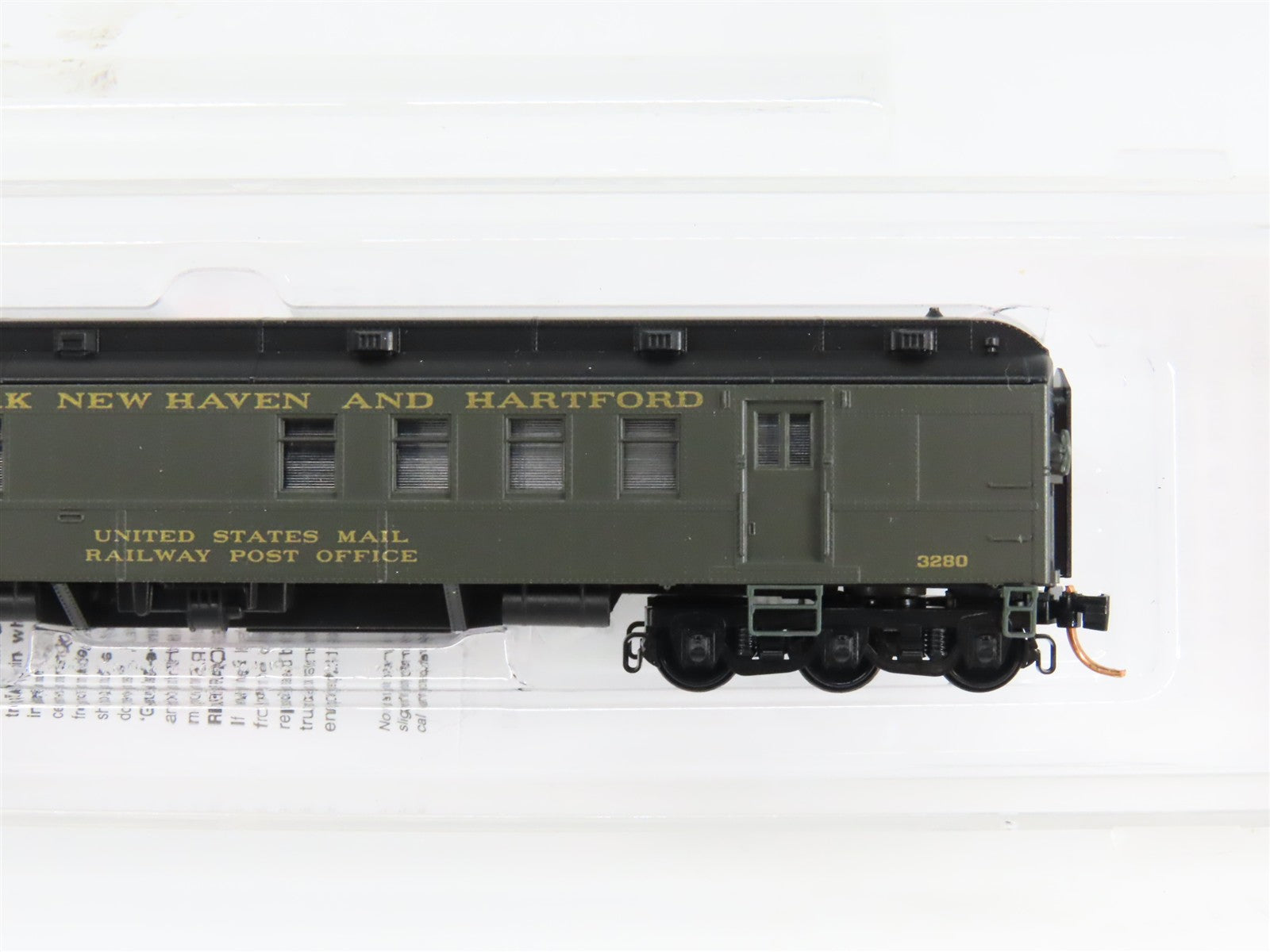 N Scale Micro-Trains 14000020 New York New Haven & Hartford RPO Car RTR