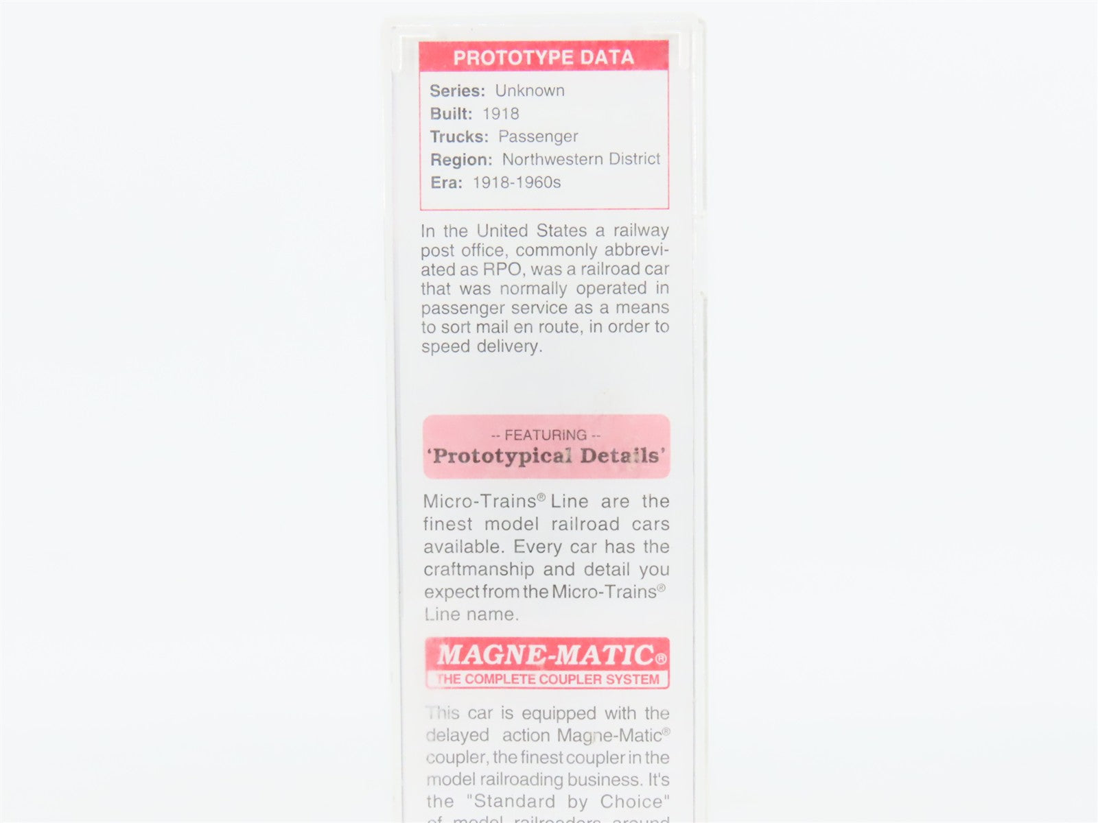 N Scale Micro-Trains 14000020 New York New Haven & Hartford RPO Car RTR